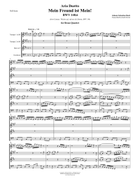 Mein Freund ist mein, Aria Duetto for Brass Quartet Brass Quartet scores gallery preview page 3