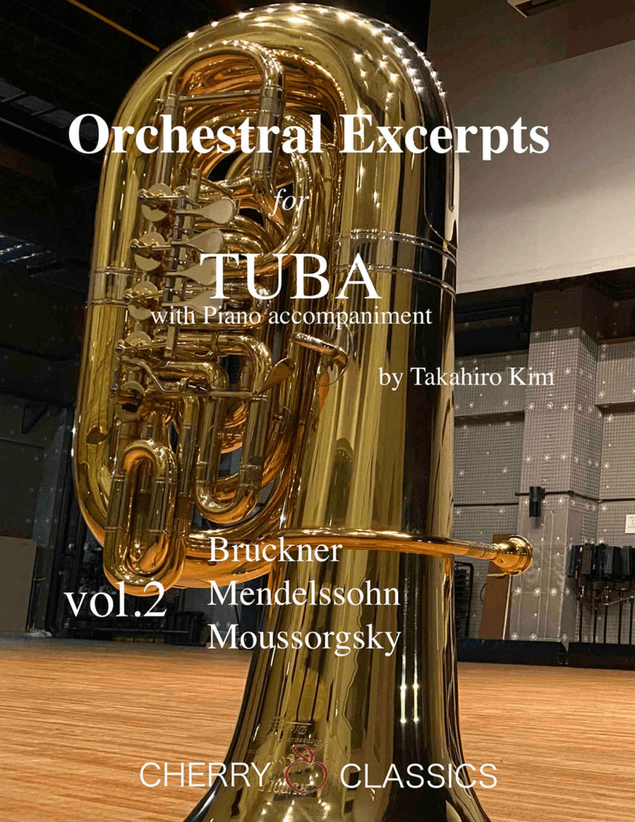 Orchestral Excerpts for Tuba with Piano accompaniment, Volume 2 Tuba scores gallery preview page 1