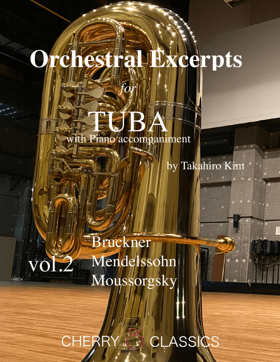 Orchestral Excerpts for Tuba with Piano accompaniment, Volume 2 Tuba scores gallery preview page 2