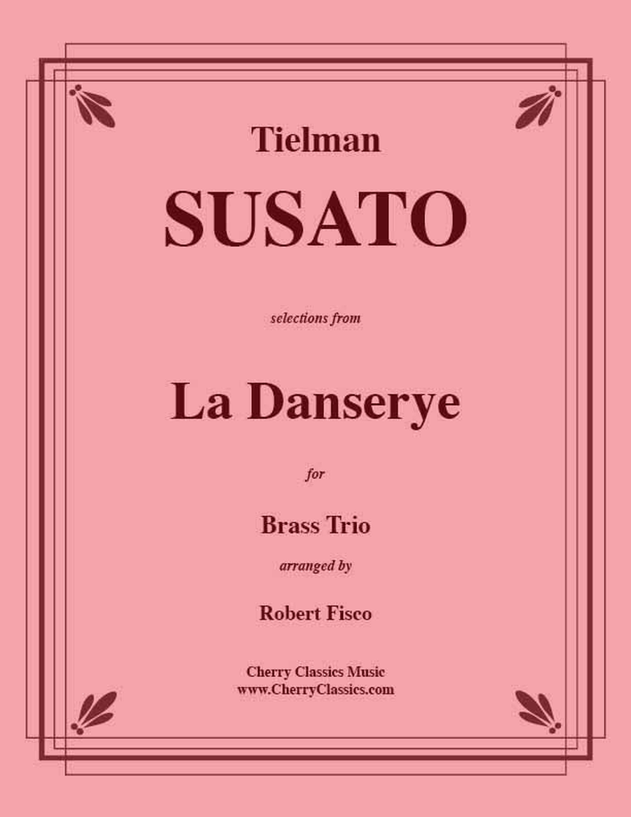 La Danserye - Selections for Brass Trio Brass Trio scores gallery preview page 1
