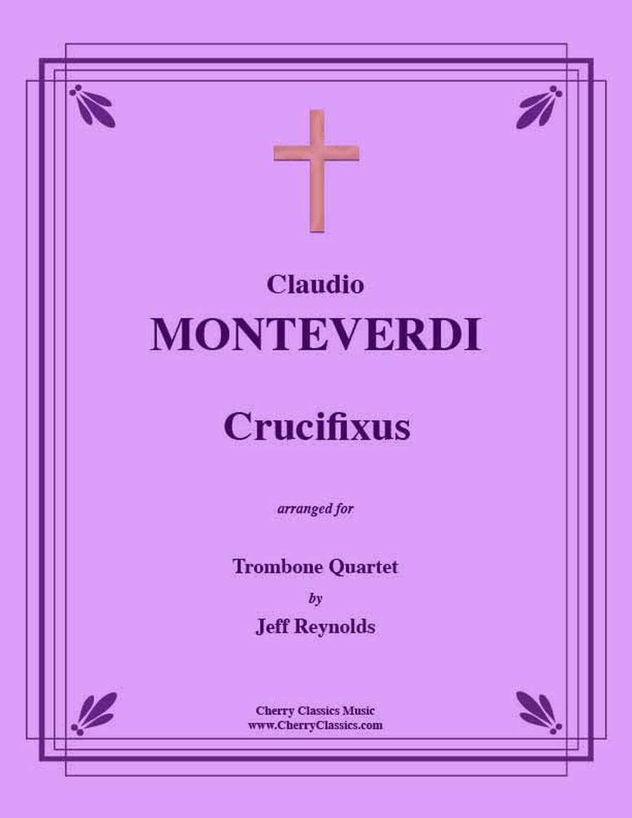 Crucifixus for Trombone Quartet 4-Part scores gallery preview page 1
