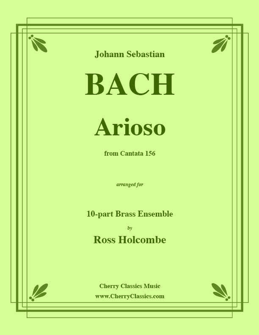 Arioso for 10-part Brass Ensemble Score scores gallery preview page 1