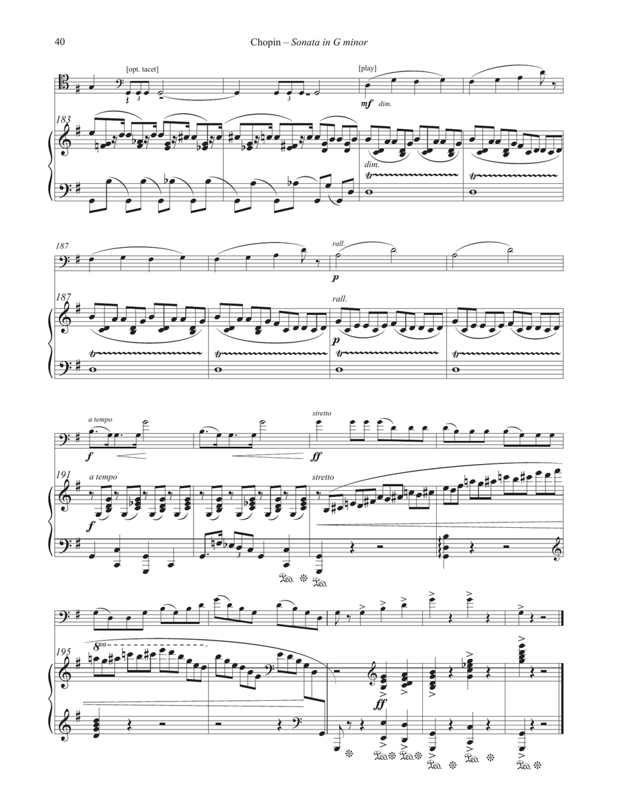 Sonata in G minor for Trombone and Piano Piano Accompaniment scores gallery preview page 7