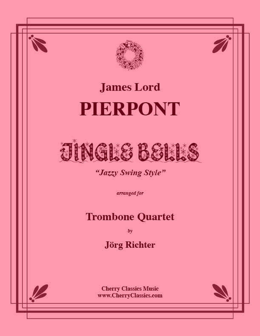 Jingle Bells swing style for Trombone Quartet Trombone Quartet scores gallery preview page 1