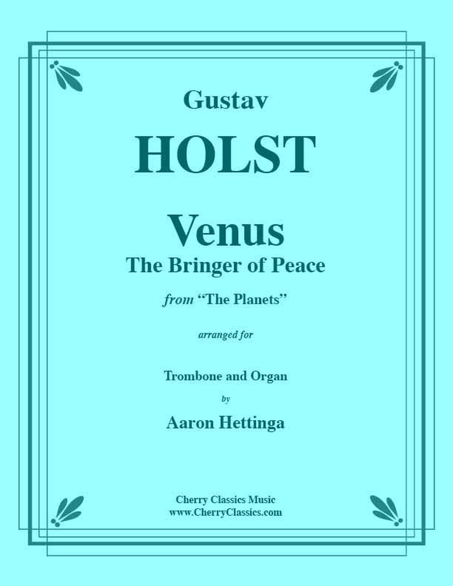Venus, the Bringer of Peace for Trombone and Organ Trombone scores gallery preview page 1