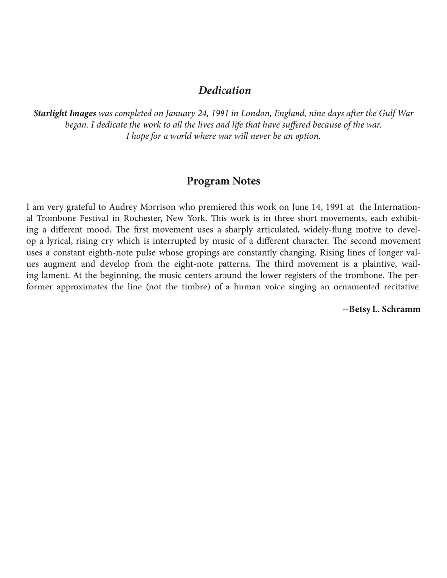 Starlight Images for solo Trombone Trombone Solo scores gallery preview page 3
