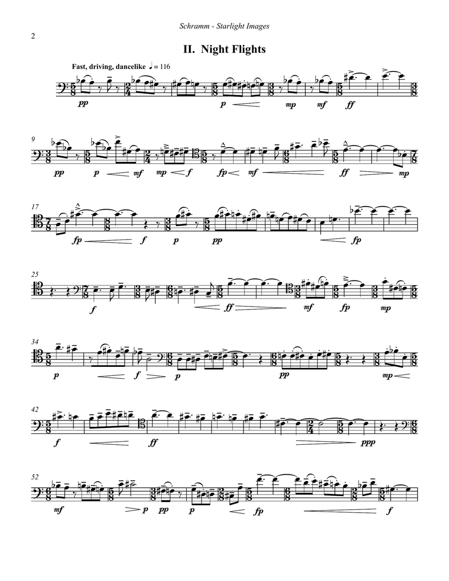 Starlight Images for solo Trombone Trombone Solo scores gallery preview page 5
