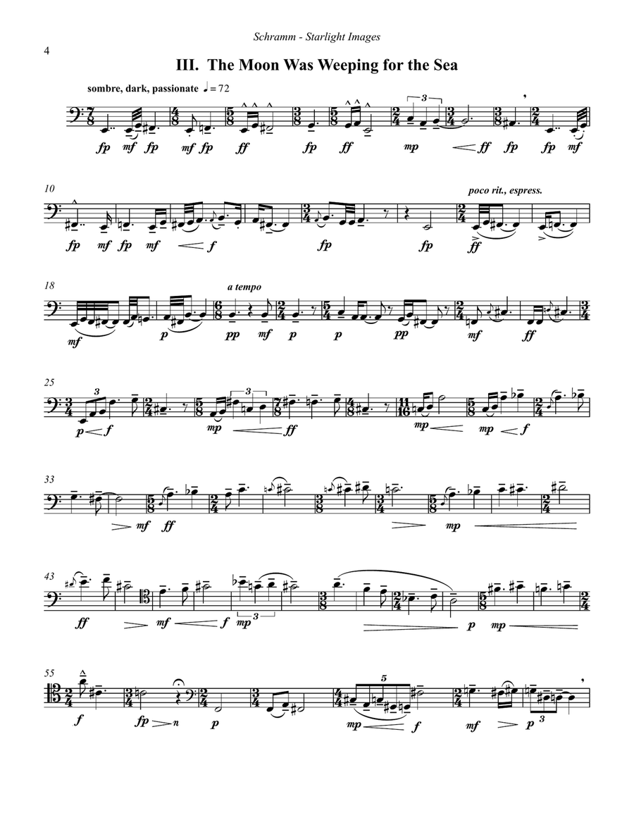 Starlight Images for solo Trombone Trombone Solo scores gallery preview page 6