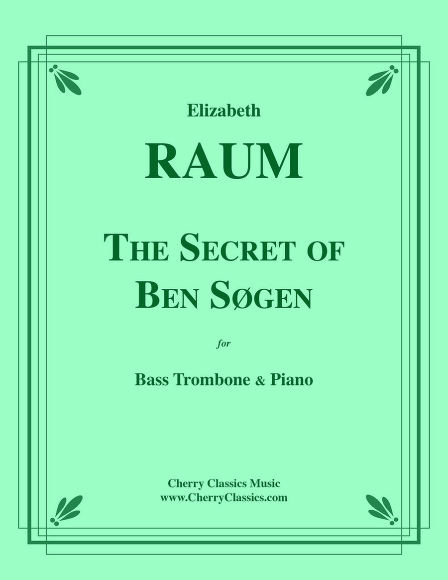 The Secret of Ben Søgen for Bass Trombone and Piano accompaniment Bass Trombone scores gallery preview page 1