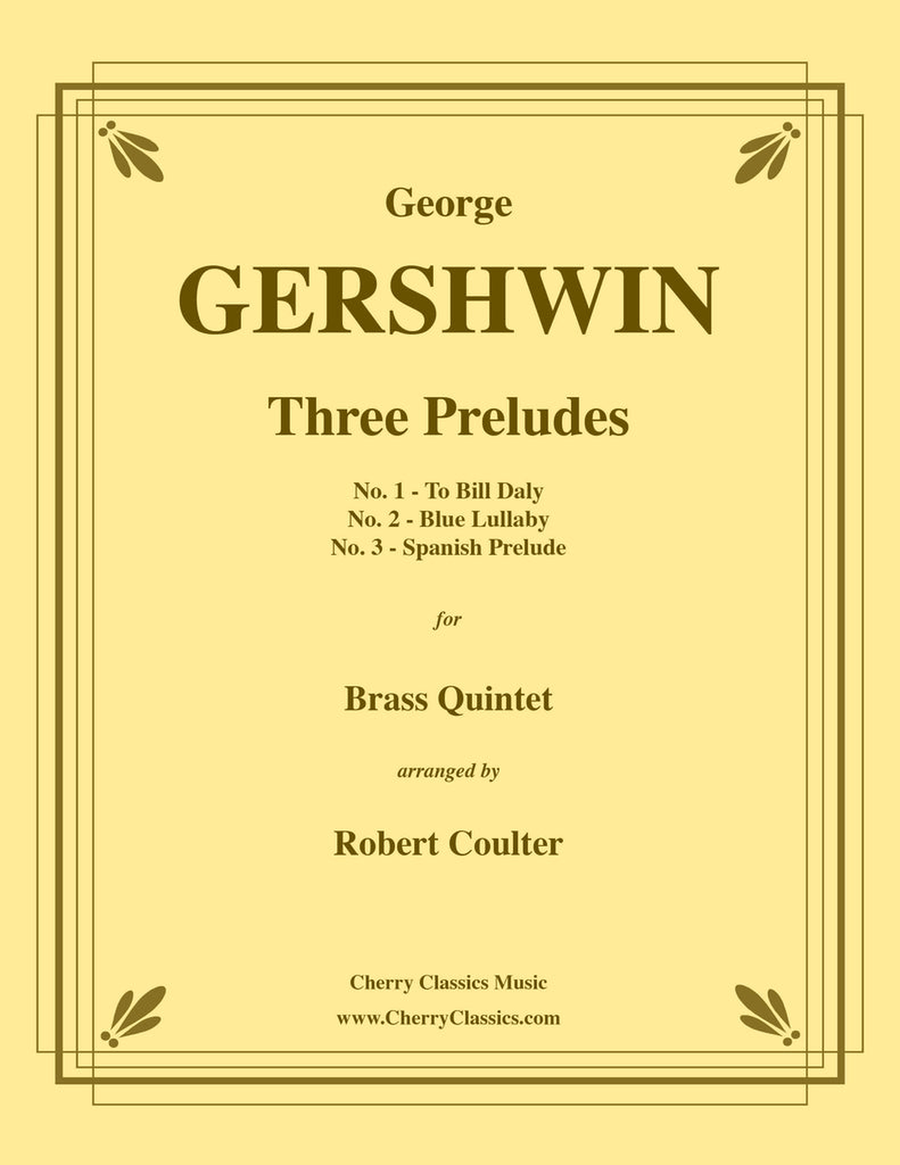 Three Preludes for Brass Quintet Brass Quintet scores gallery preview page 1