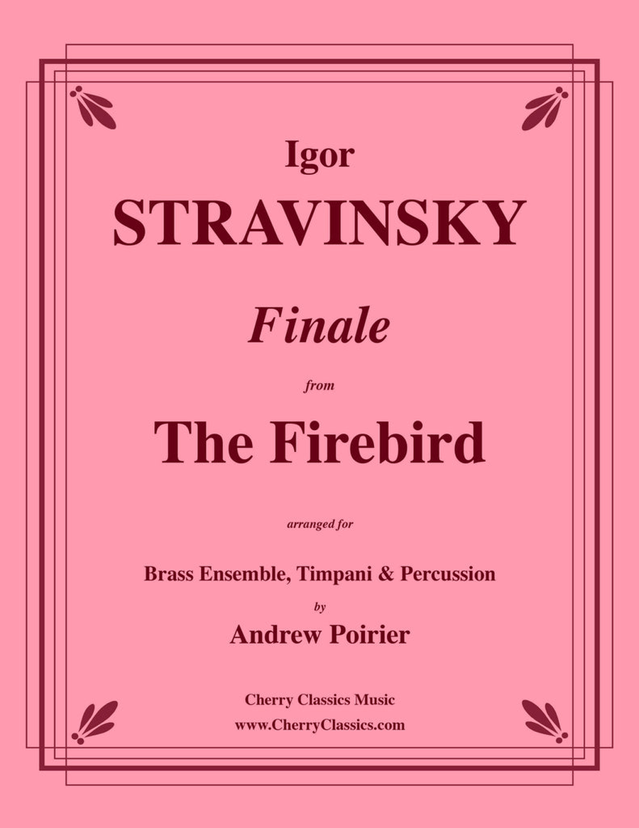 Finale from The Firebird for Brass Ensemble & Percussion Percussion scores gallery preview page 1