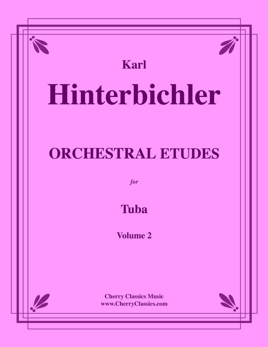 Orchestral Etudes for Tuba, Volume 2 Tuba scores gallery preview page 1
