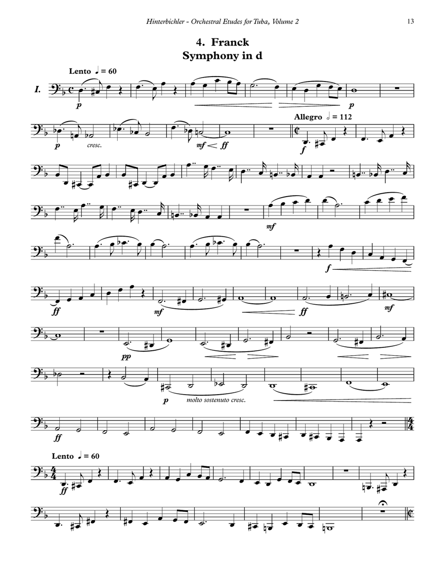 Orchestral Etudes for Tuba, Volume 2 Tuba scores gallery preview page 7