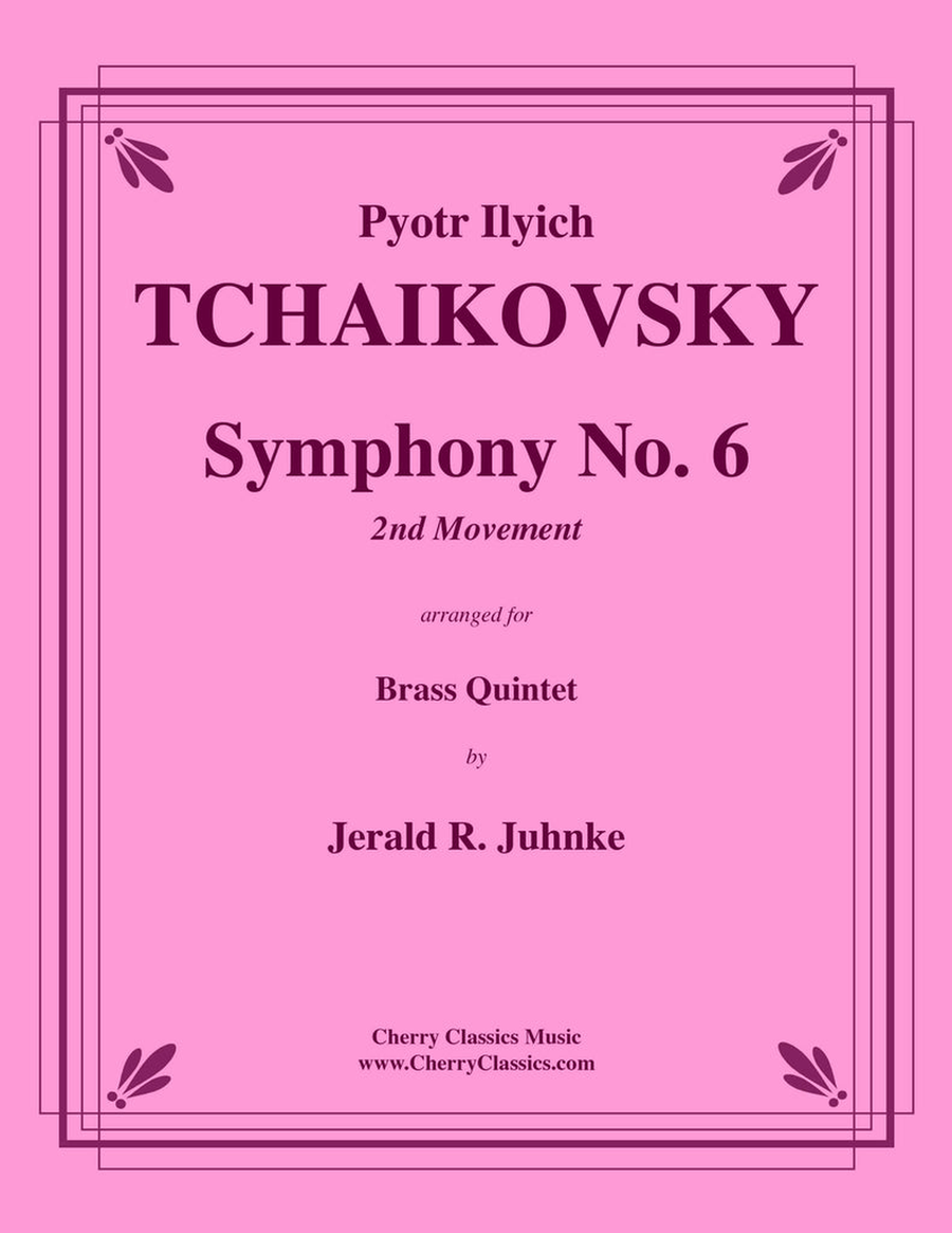 Symphony No. 6, 2nd Movement for Brass Quintet Brass Quintet scores gallery preview page 1