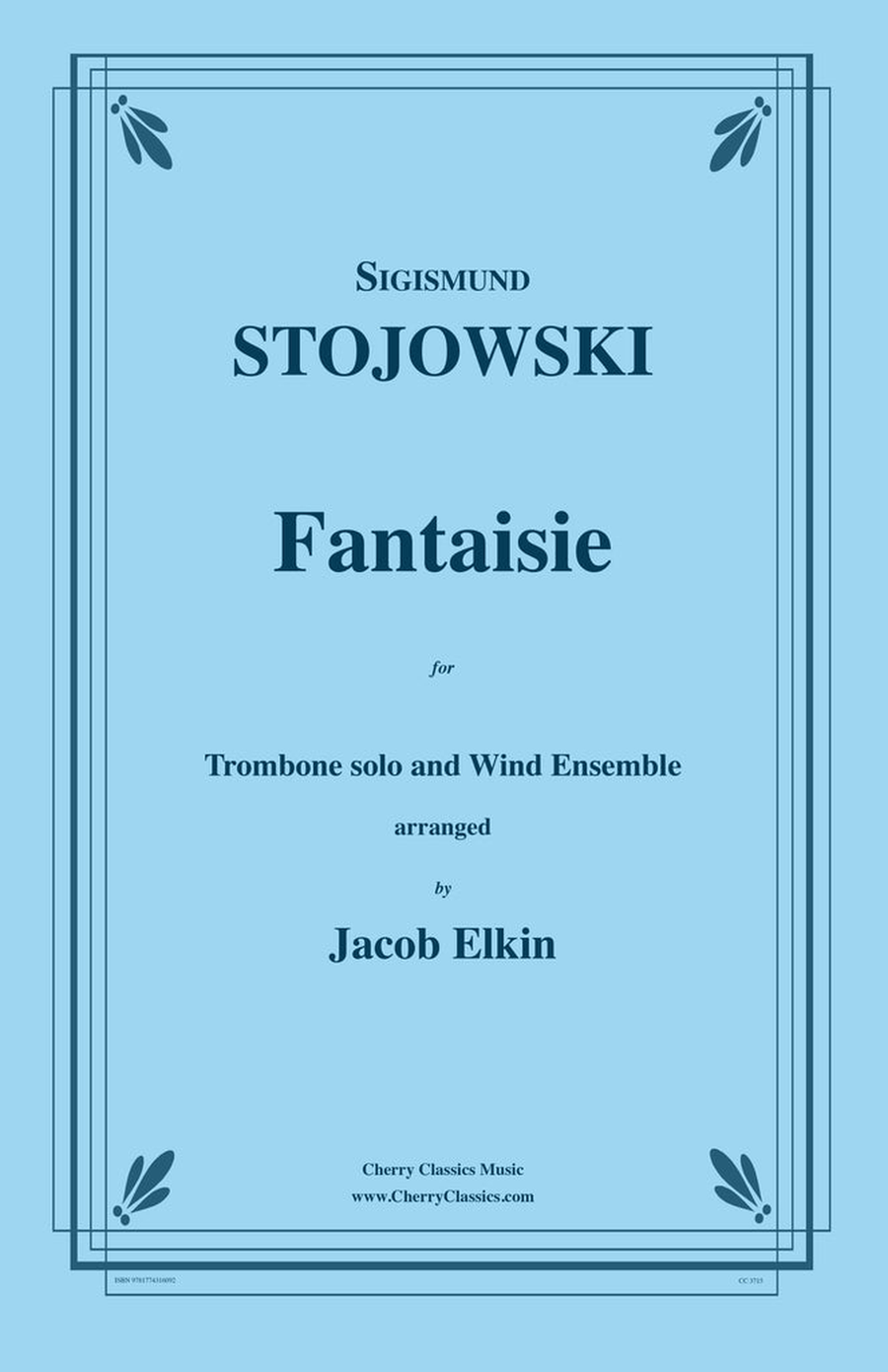 Fantaisie for Trombone solo and Wind Ensemble (Band) Trombone Solo scores gallery preview page 1