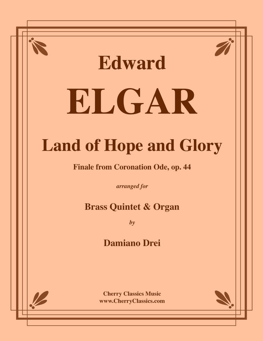 Land of Hope and Glory for Brass Quintet and Organ Organ scores gallery preview page 1