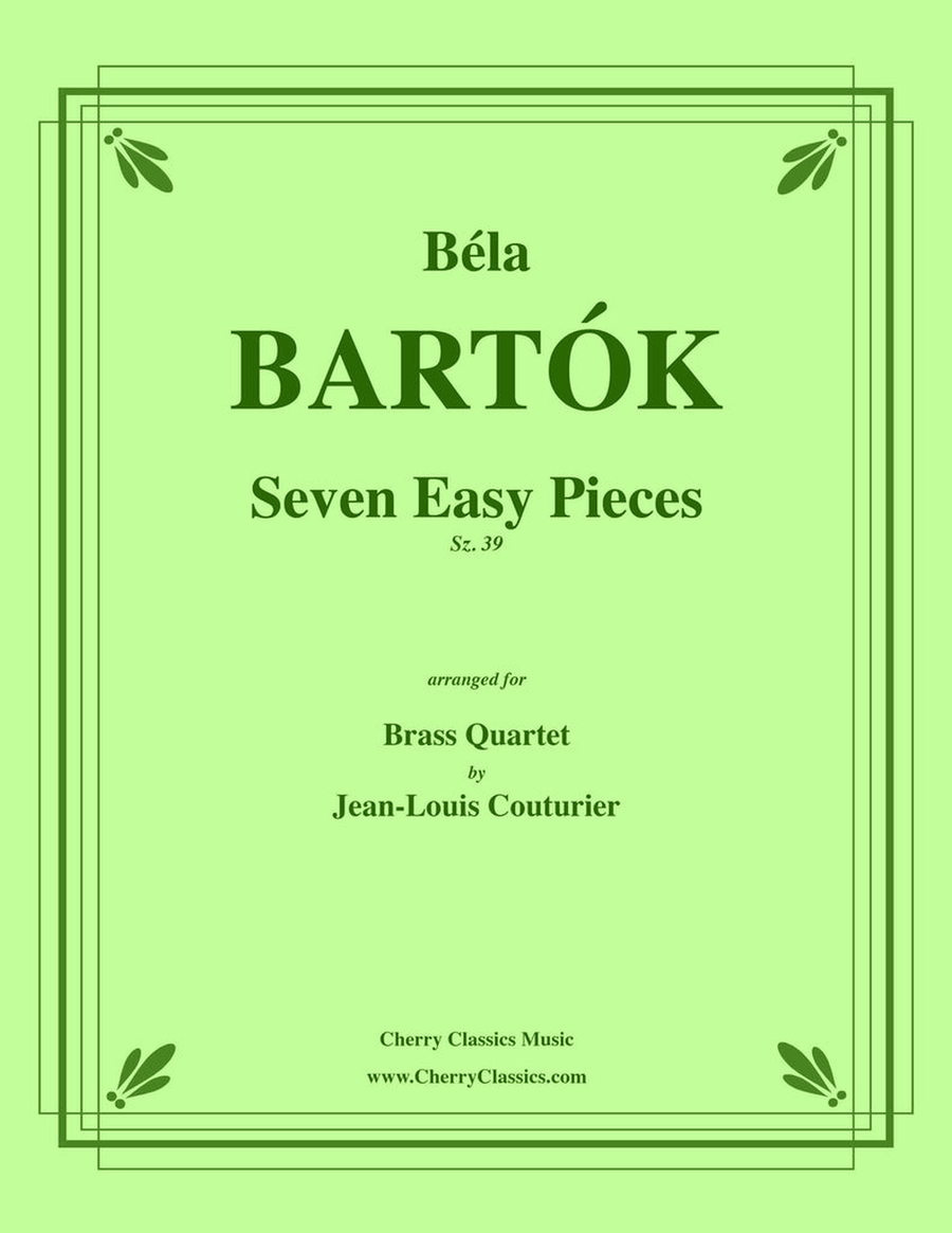 Seven Easy Pieces for Brass Quartet Brass Quartet scores gallery preview page 1