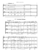 Seven Easy Pieces for Brass Quartet Brass Quartet scores gallery preview page 8