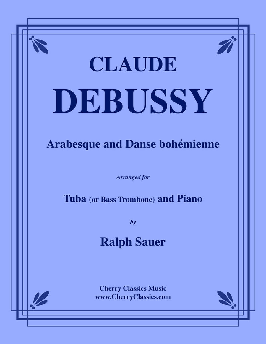 Arabesque and Danse bohémienne for Tuba or Bass Trombone and Piano Bass Trombone scores gallery preview page 1