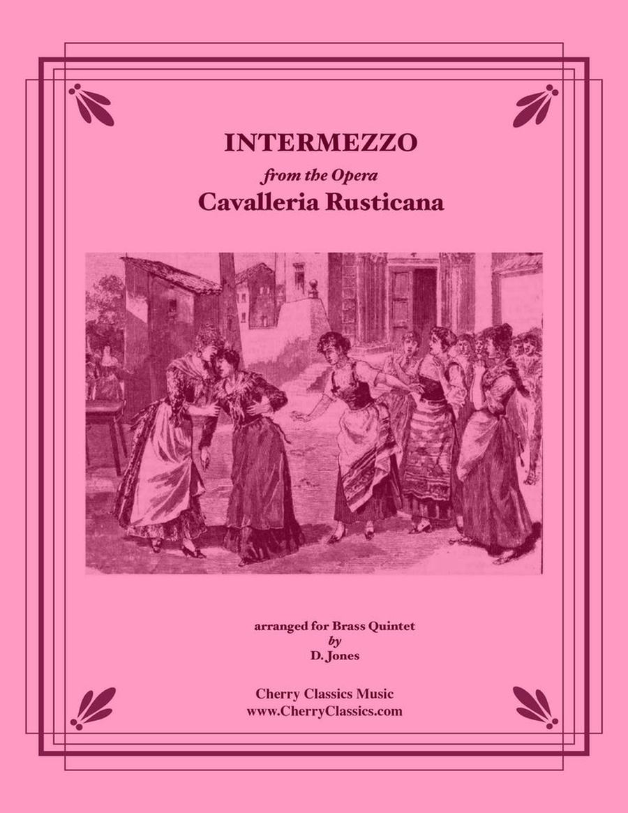 Intermezzo from Cavalleria Rusticana for Brass Quintet Brass Quintet scores gallery preview page 1