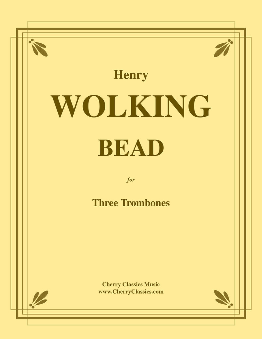 BEAD for Three Trombones Trombone Trio scores gallery preview page 1