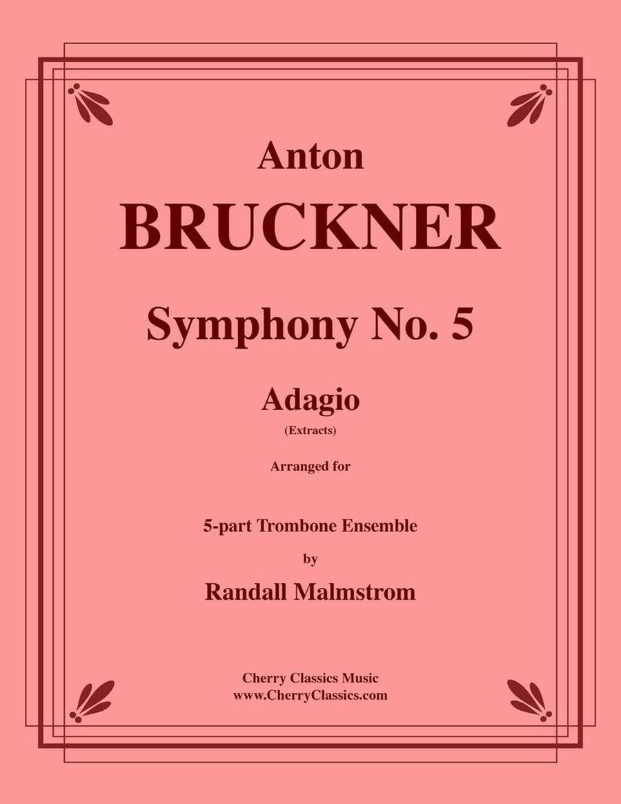 Symphony No. 5 Adagio Extracts for Trombone Ensemble Trombone scores gallery preview page 1