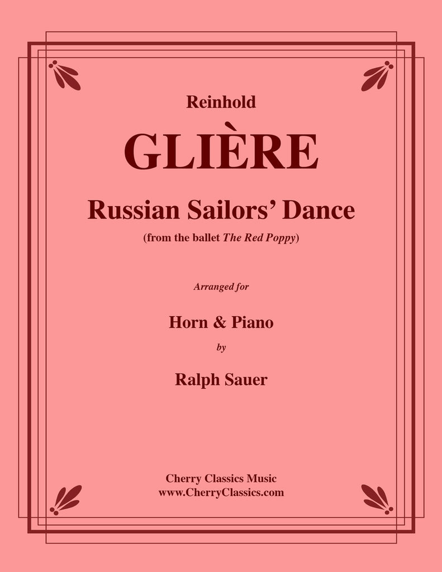 Russian Sailors’ Dance for Horn and Piano Horn scores gallery preview page 1