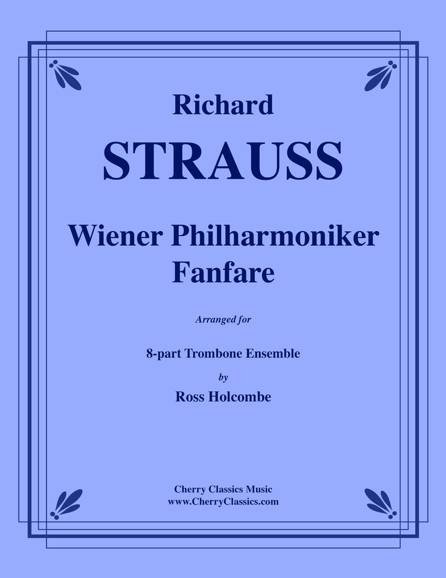 Wiener Philharmoniker Fanfare for 8-part Trombone Ensemble Trombone scores gallery preview page 1