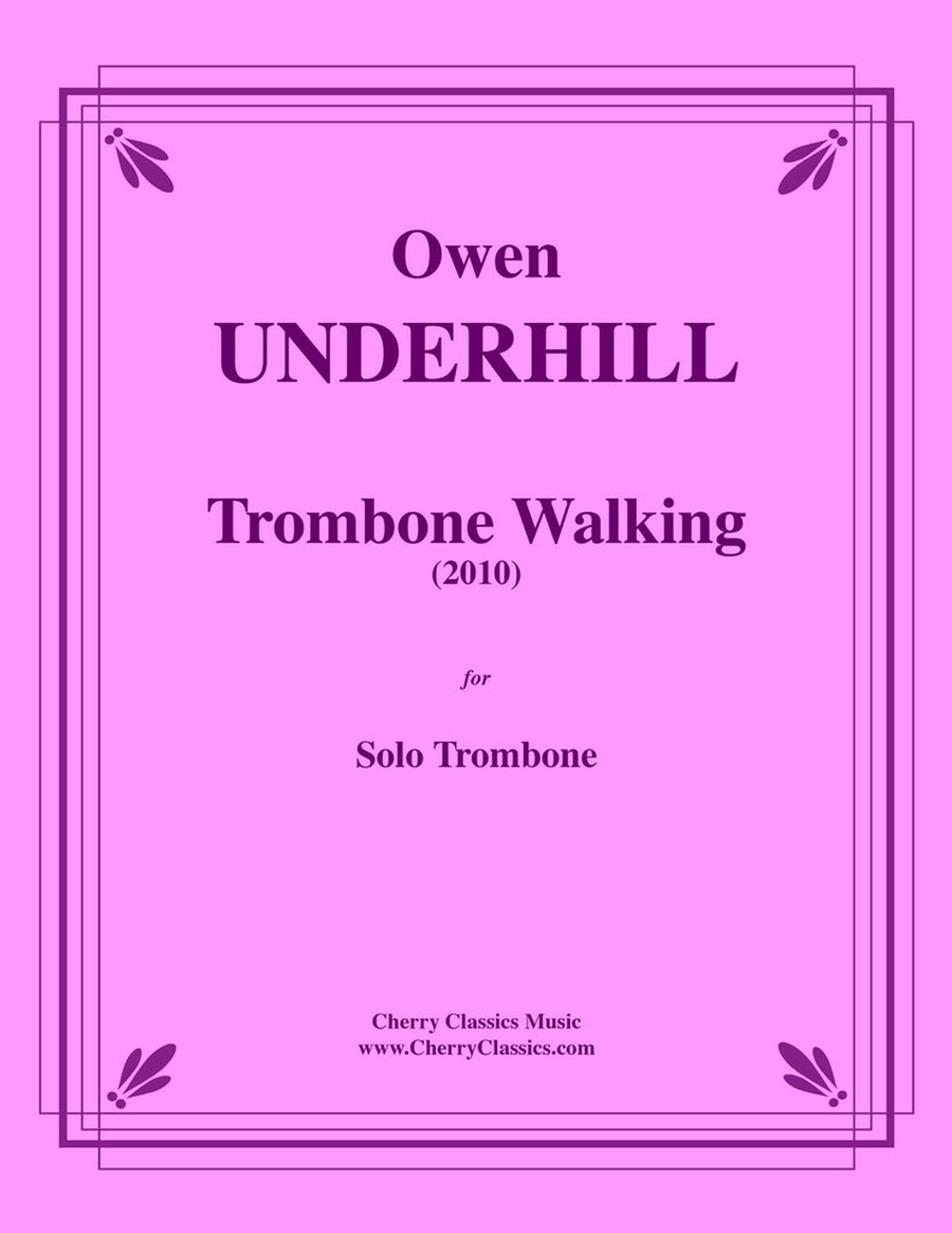 Trombone Walking for Solo Trombone Trombone Solo scores gallery preview page 1