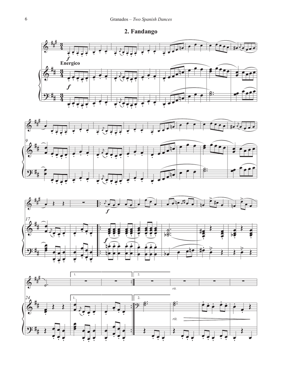 Two Spanish Dances for Horn and Piano Horn scores gallery preview page 3