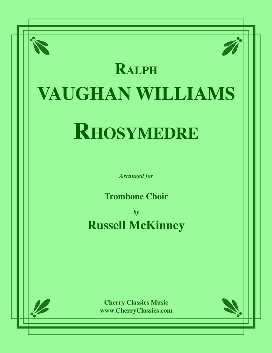 Rhosymedre for Trombone Choir Trombone scores gallery preview page 1