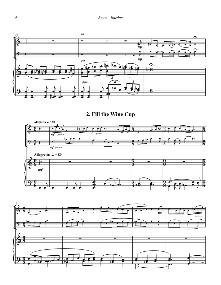 Illusion for Alto Sax, Bass Trombone and Piano Alto Saxophone scores gallery preview page 3