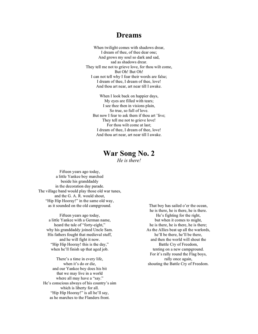 Four Songs for Horn and Piano Horn scores gallery preview page 8