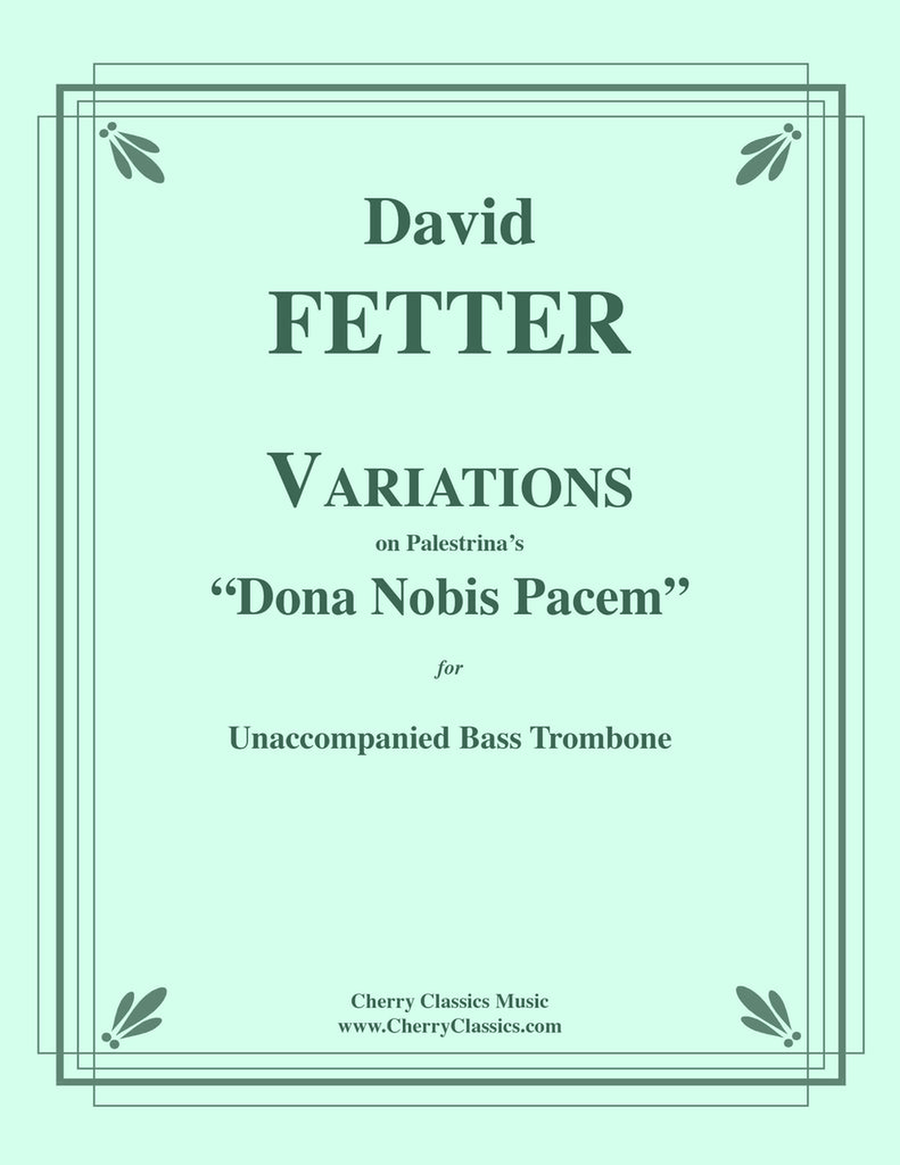 Variations on Palestrina’s 