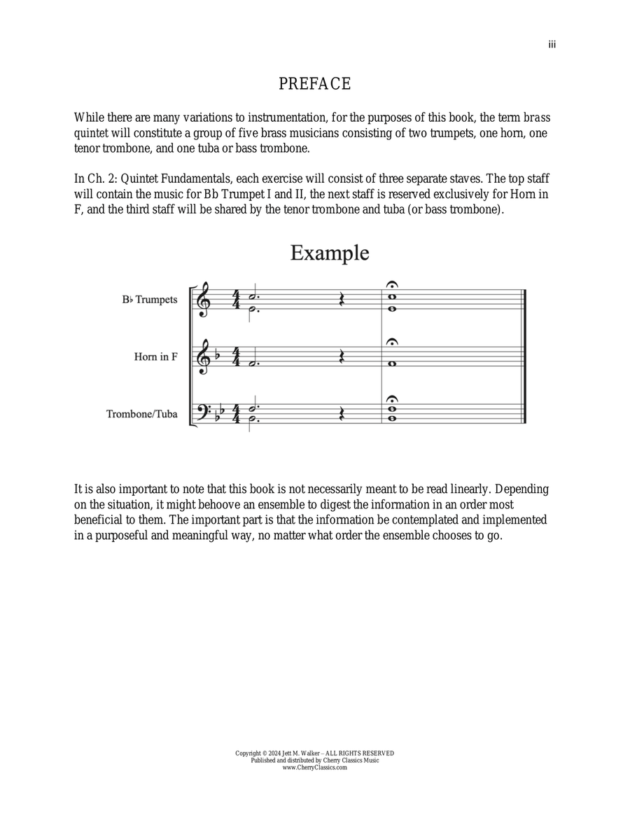 The Quintet Playbook The Quintet Playbook Brass Quintet scores gallery preview page 3