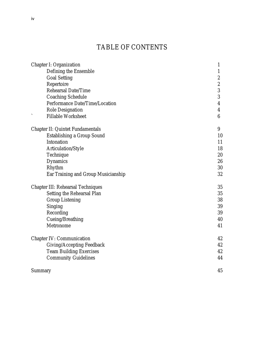 The Quintet Playbook The Quintet Playbook Brass Quintet scores gallery preview page 4