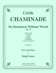 Six Romances Without Words, Op 76 for Horn and Piano