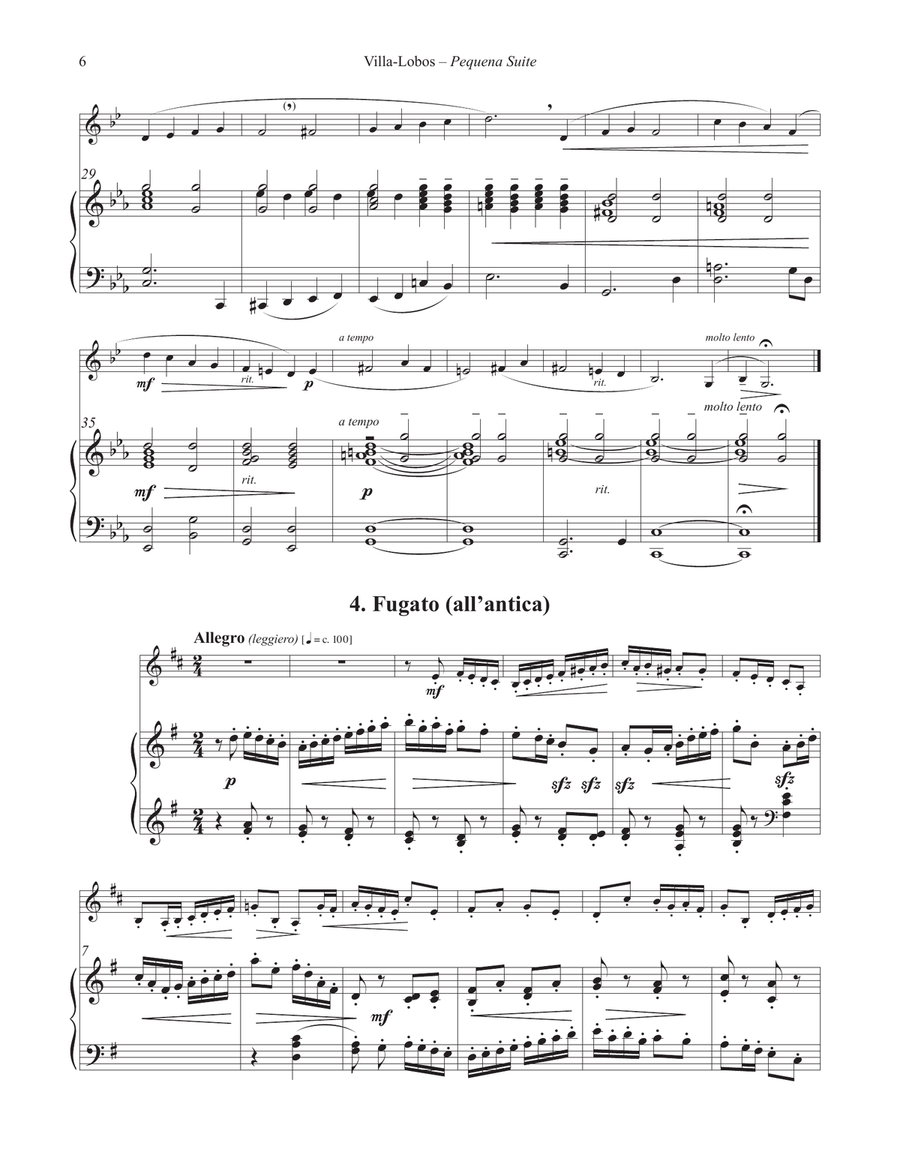 Pequena Suite for Horn and Piano Horn scores gallery preview page 5