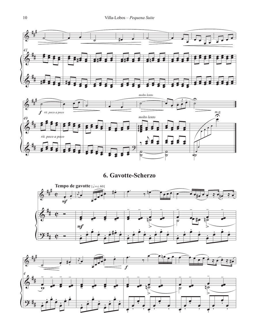 Pequena Suite for Horn and Piano Horn scores gallery preview page 7