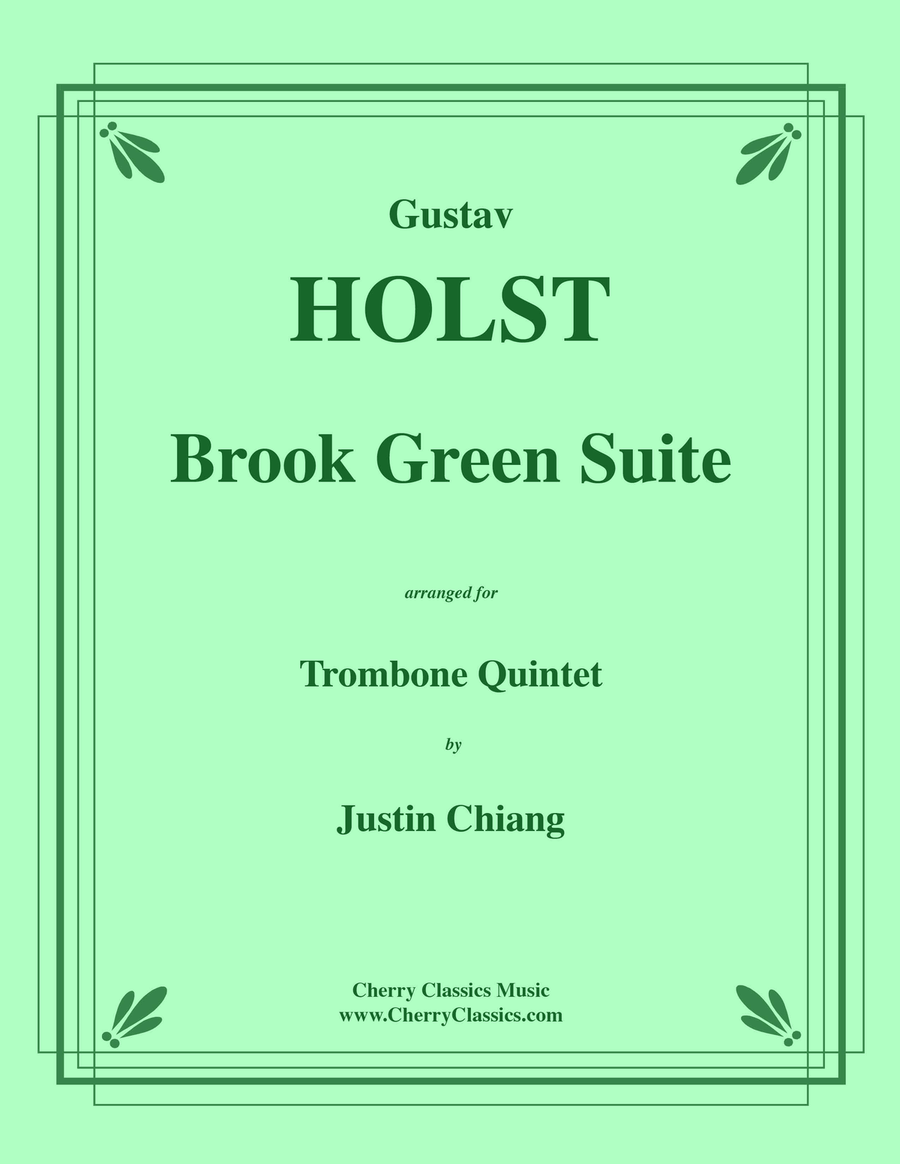 Brook Green Suite for Trombone Quintet Trombone scores gallery preview page 1