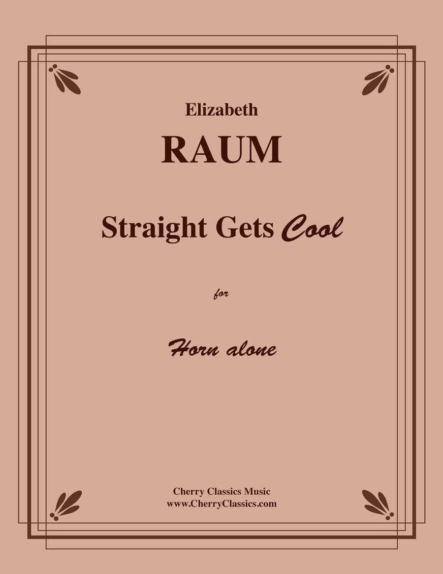 Straight Gets Cool for Horn alone A Cappella scores gallery preview page 1