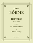 Berceuse for Alto Trombone and Piano