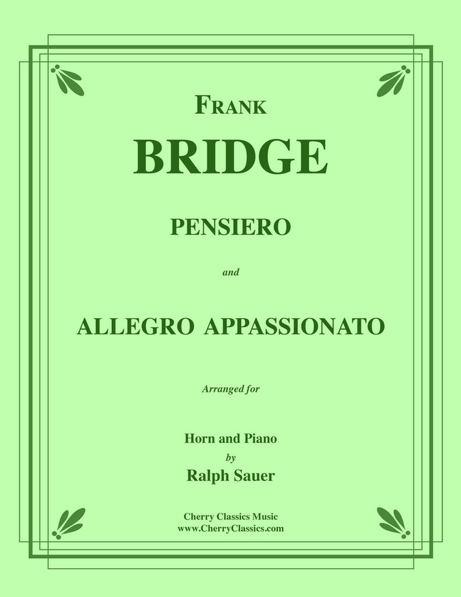 Pensiero and Allegro Appassianato for Horn and Piano Piano Accompaniment scores gallery preview page 1