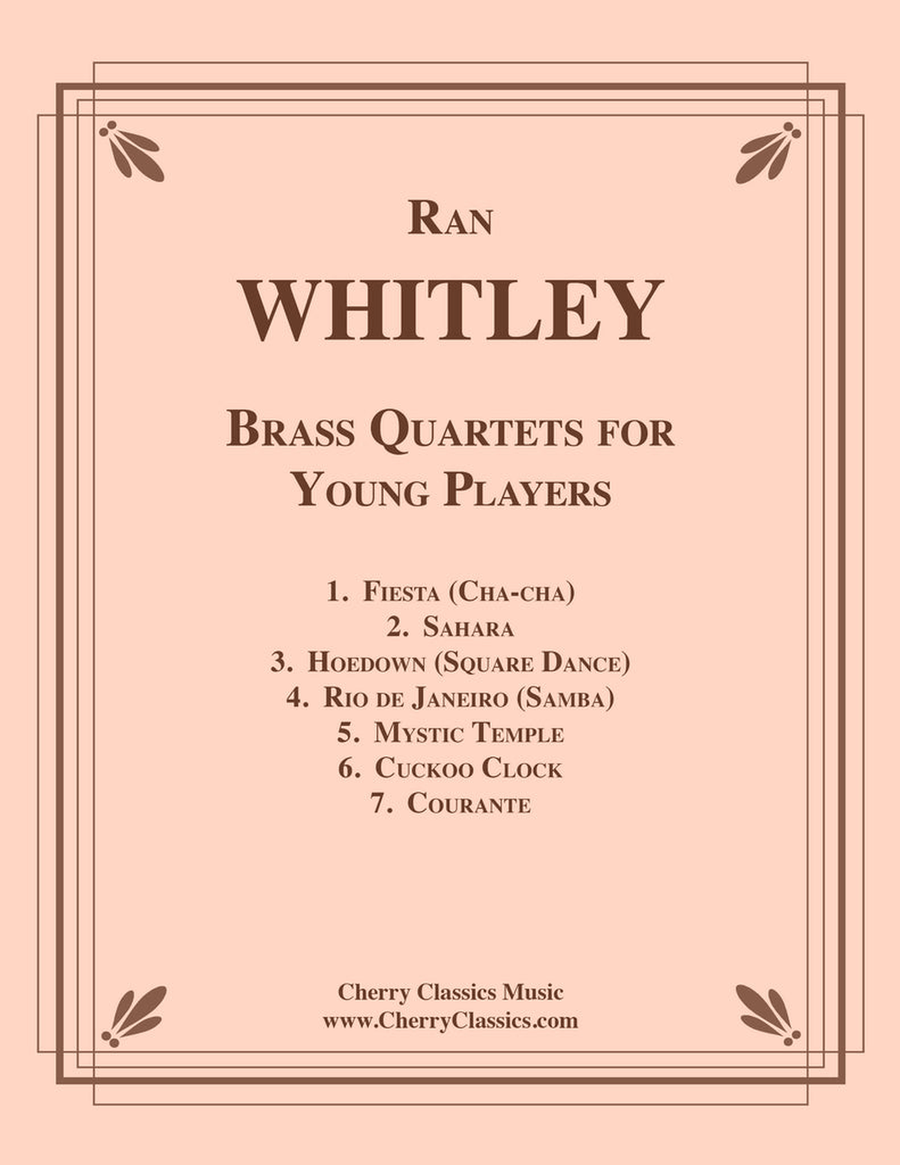 Brass Quartets for Young Players Brass Quartet scores gallery preview page 1