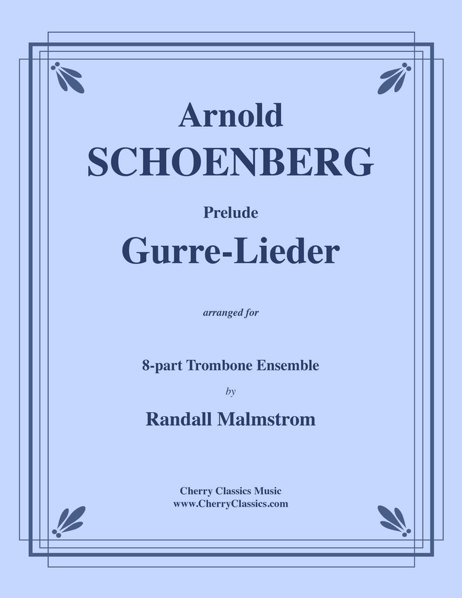 Prelude to Gurre-Lieder for 8-part Trombone Ensemble Trombone scores gallery preview page 1