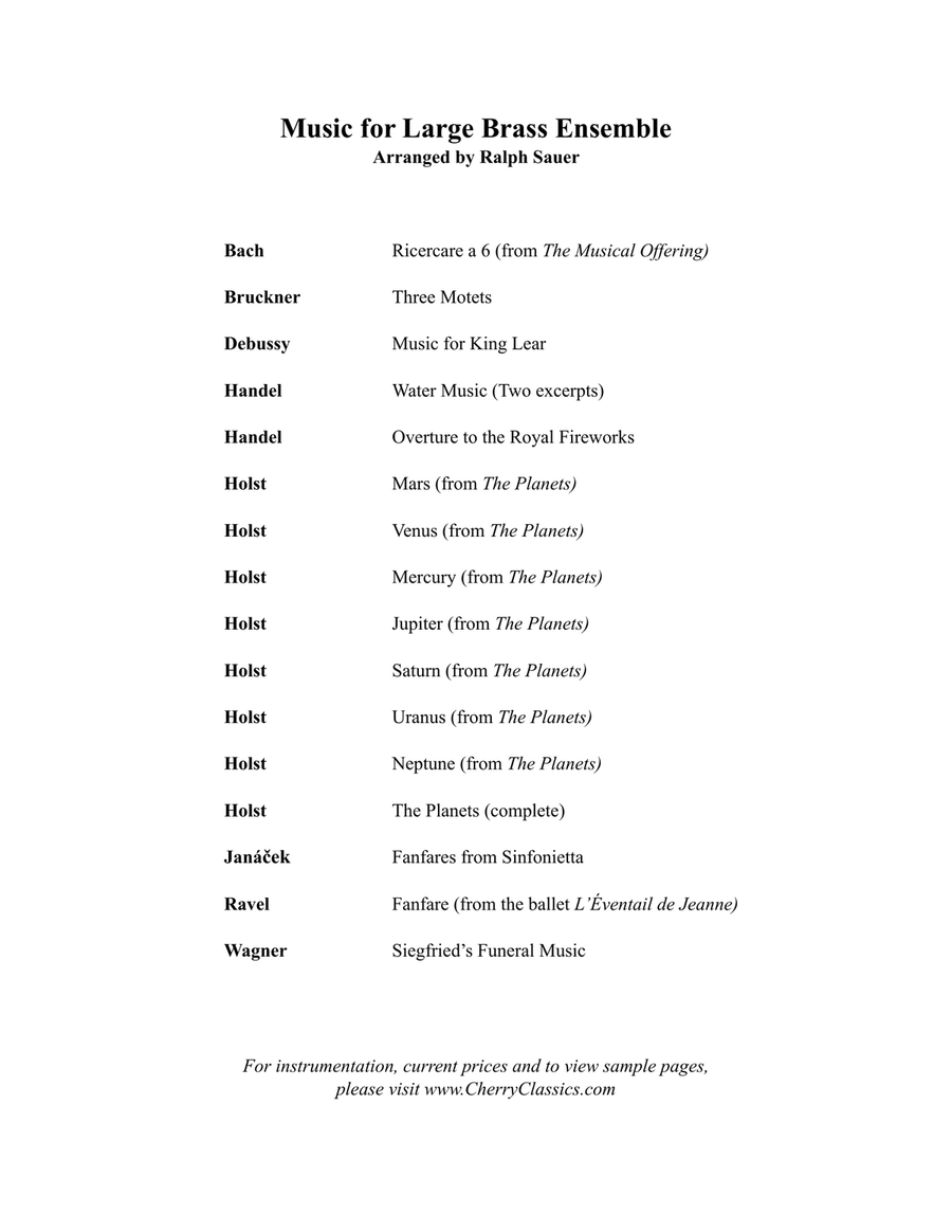 Intermezzo from Manon Lescaut for Horn and Piano Horn scores gallery preview page 6