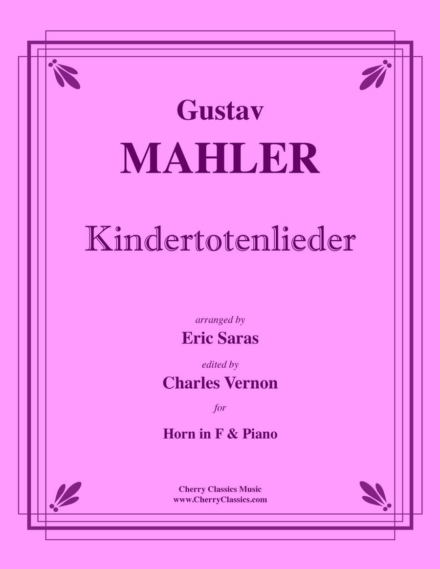 Kindertotenlieder for Horn and Piano Horn scores gallery preview page 1