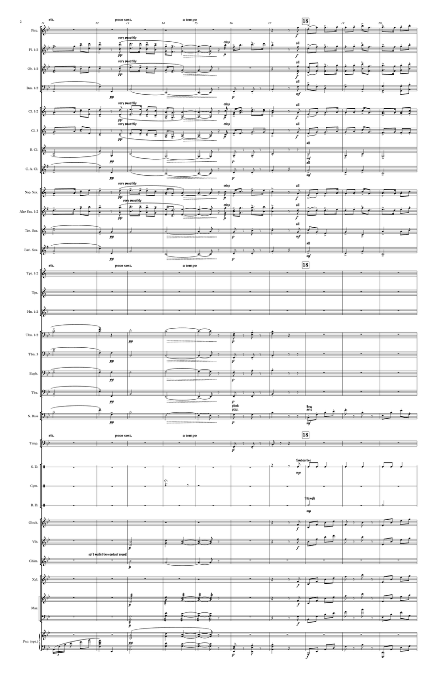 Selections from Songs of the North (large score) Concert Band scores gallery preview page 3