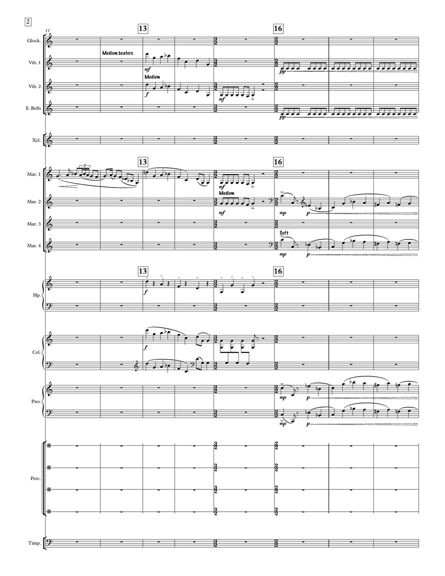 Arrival Platform Humlet Arrival Platform Humlet Percussion Ensemble scores gallery preview page 3