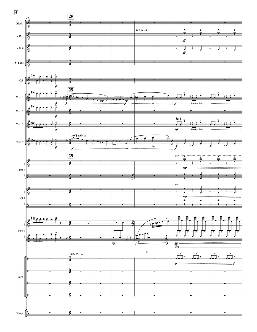 Arrival Platform Humlet Arrival Platform Humlet Percussion Ensemble scores gallery preview page 5